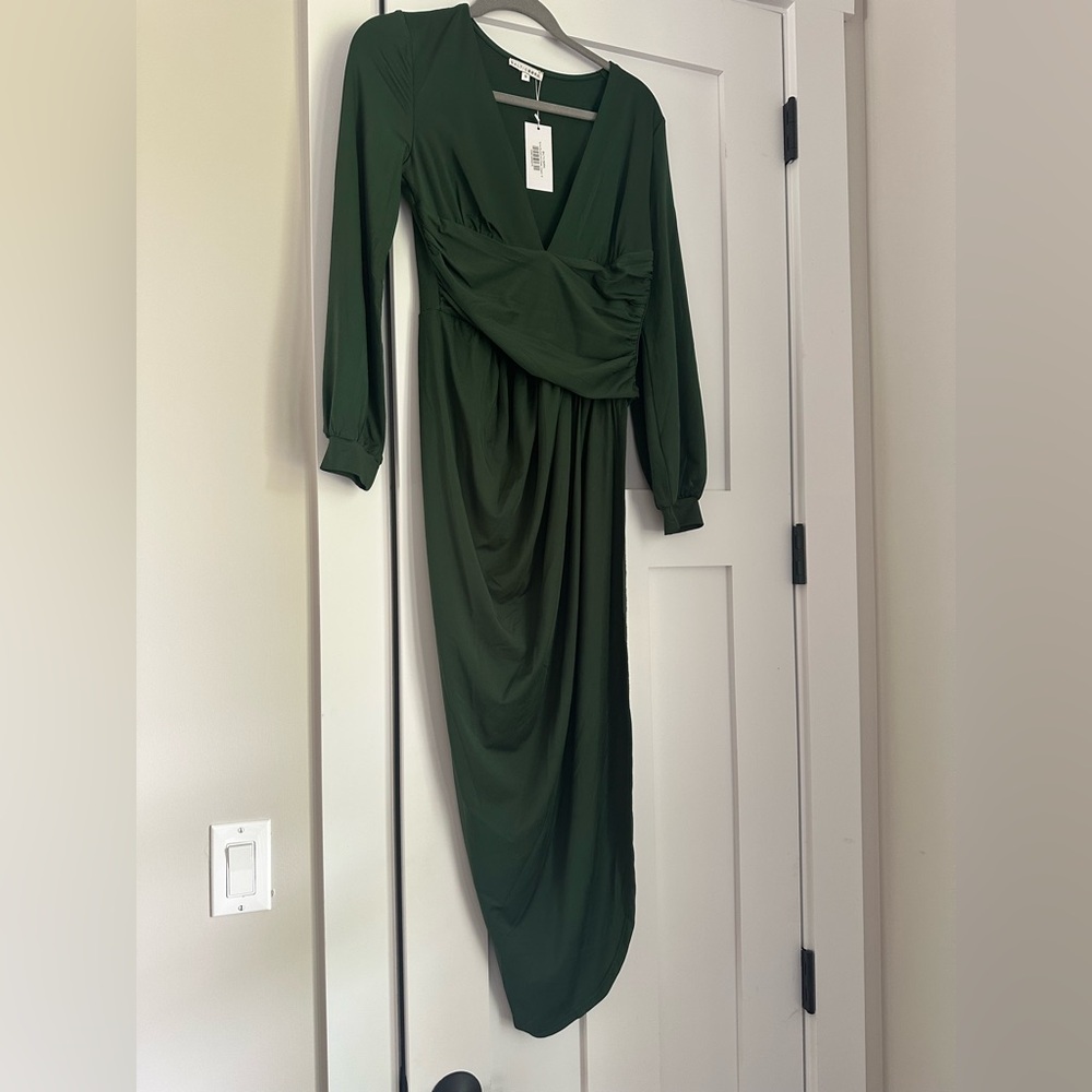 Baltic Born Deep Green Long Sleeve Dress